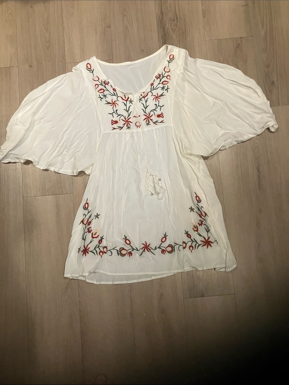 Brand new embroidered dress size medium